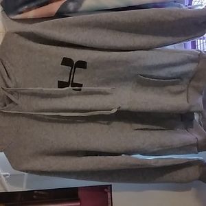 Grey under armor hoodie